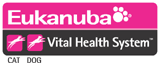 Click 'Cat' or 'Dog' in this icon for Eukanuba Vital Health System Information